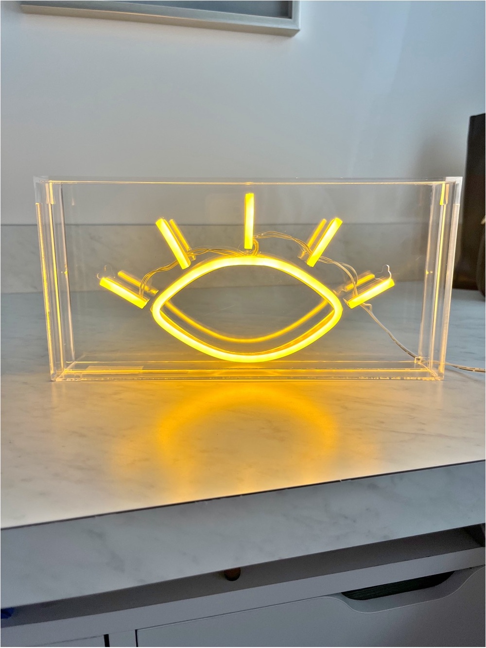 11.8" Eye Acrylic Box Pendant with USB
Power - Picture 1 of 10